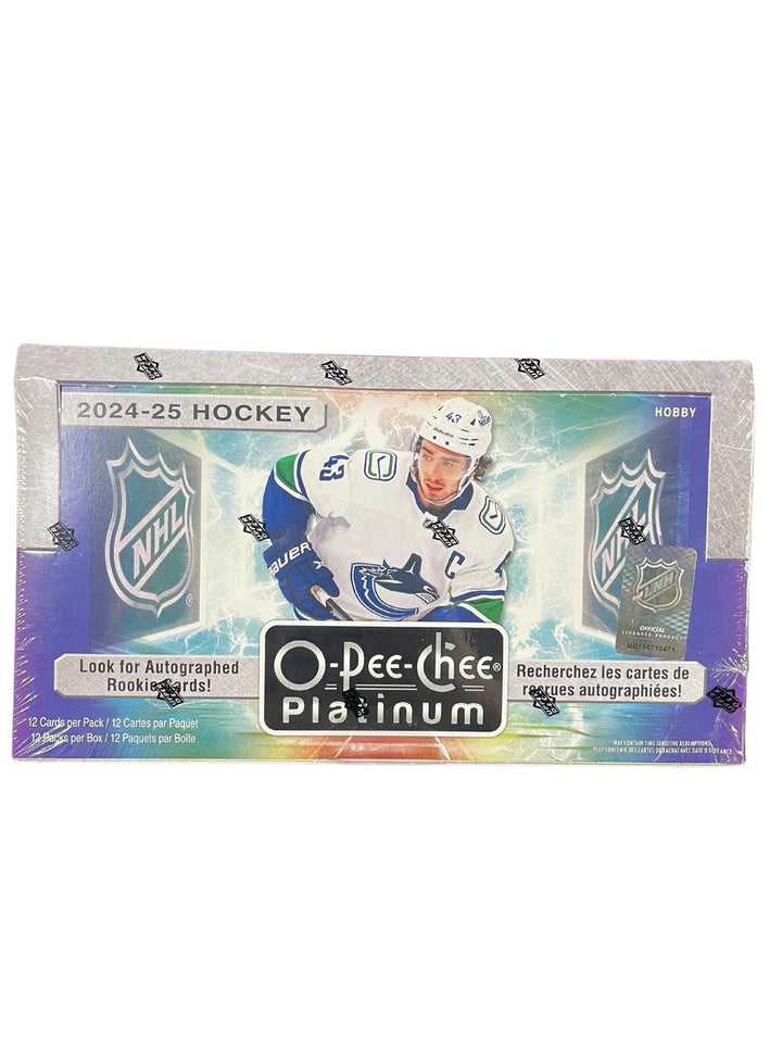 2024 2025 upper deck o-pee-chee platinum hockey hobby box