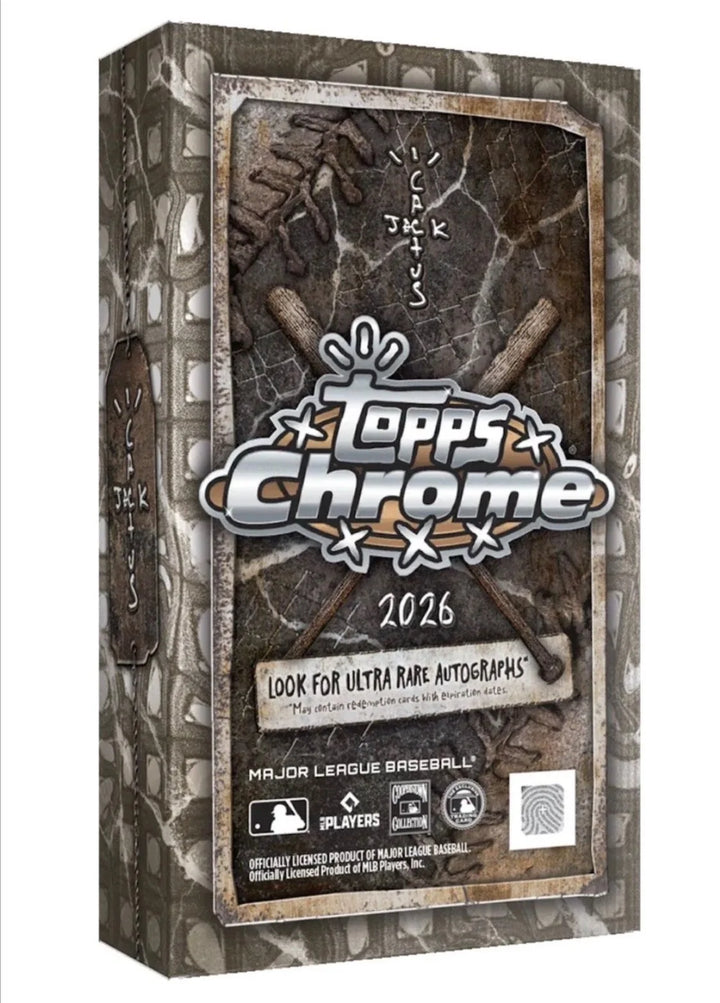 2026 Topps chrome baseball x cactus Jack fanatics fest exclusive