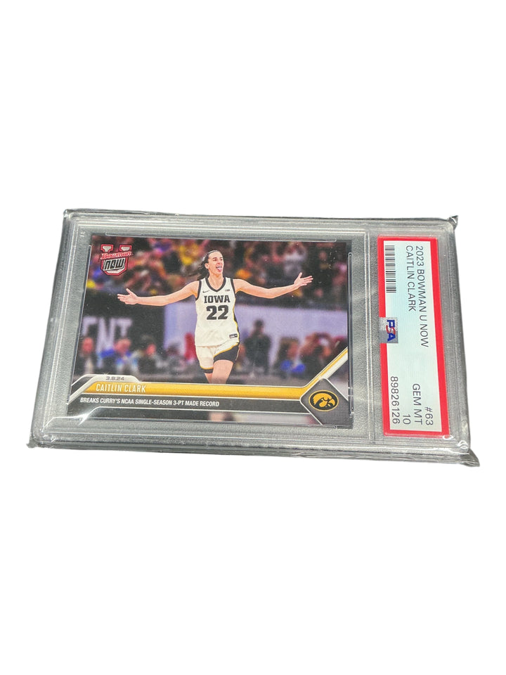 Caitlin Clark 2023 Bowman U Now psa 10 #63