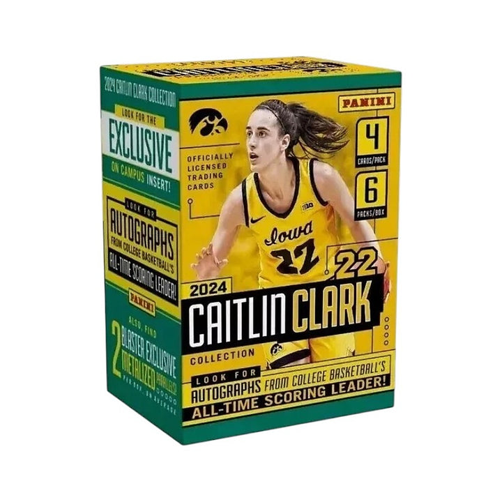 2024 Panini Caitlin Clark Collection Basketball Blaster Box - Metalized Parallels