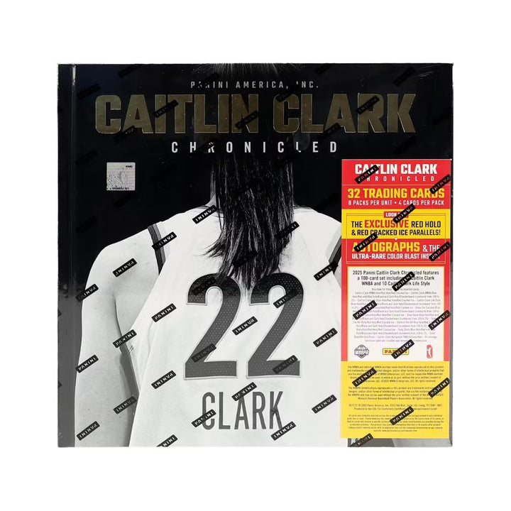 2025 Panini Caitlin Clark Chronicled Basketball Trading Card Collection & Keepsake