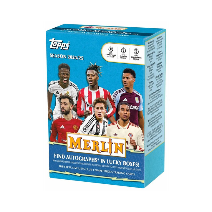 2024–25 Topps Merlin UEFA Club Competitions Soccer Blaster Box