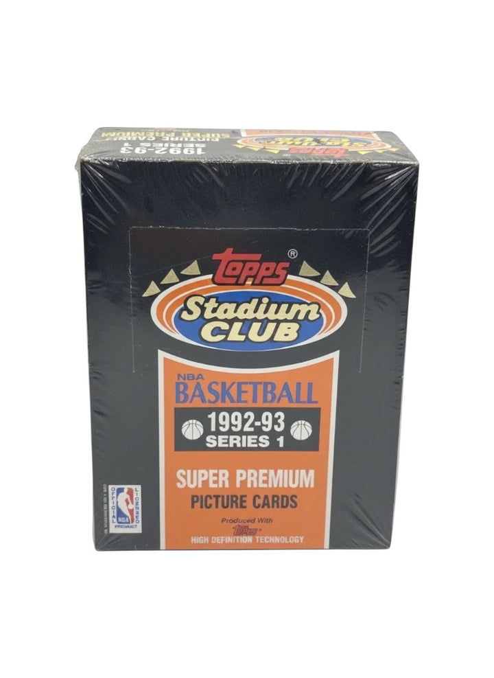 1992-93 Topps Stadium Club Series 1 Basketball Hobby Box