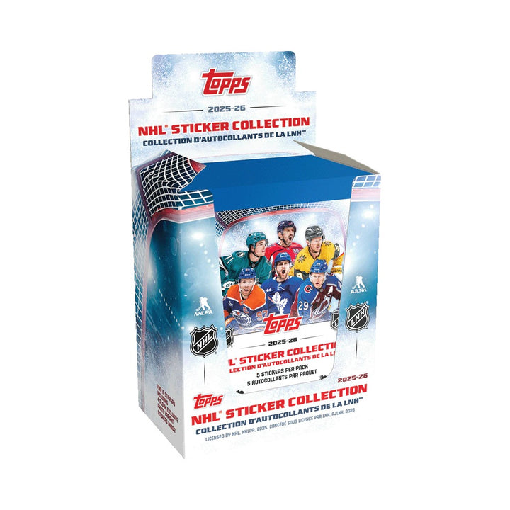 2025/26 Topps NHL Sticker Collection Display Box