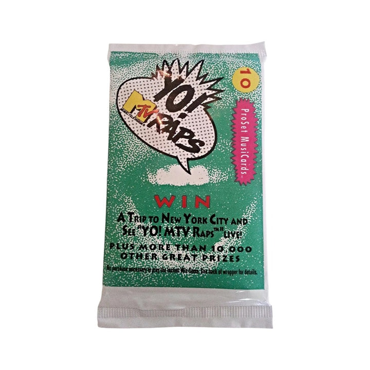 1991 Pro Set Yo! MTV Raps MusiCards Update Series Sealed Pack