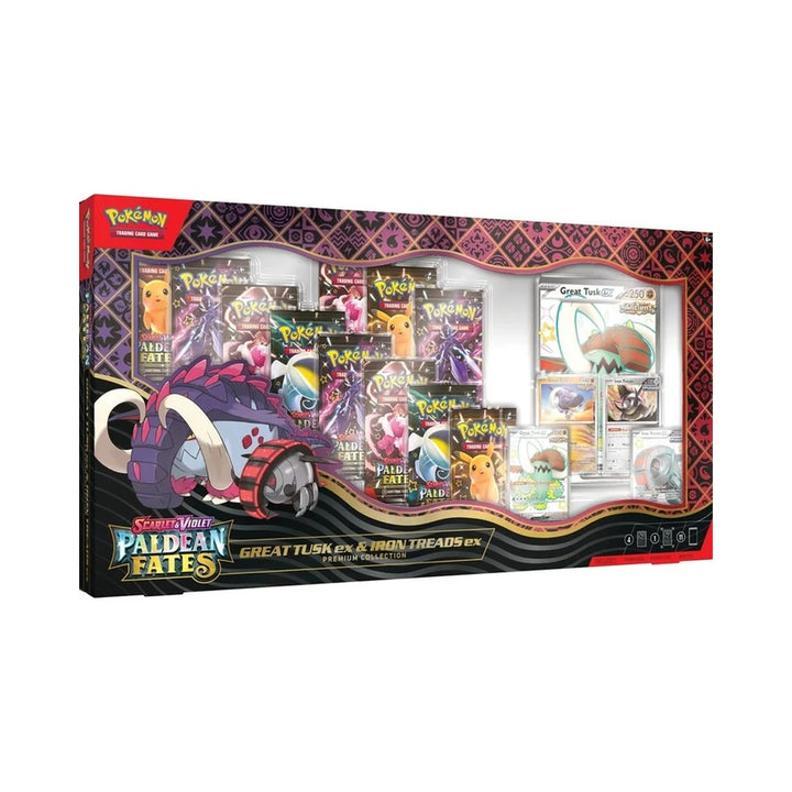 Pokémon TCG: Scarlet & Violet - Paldean Fates Great Tusk ex & Iron Treads ex Premium Collection