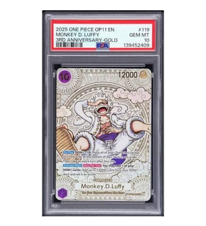2025 one piece JP OP11 #119 PSA 10
