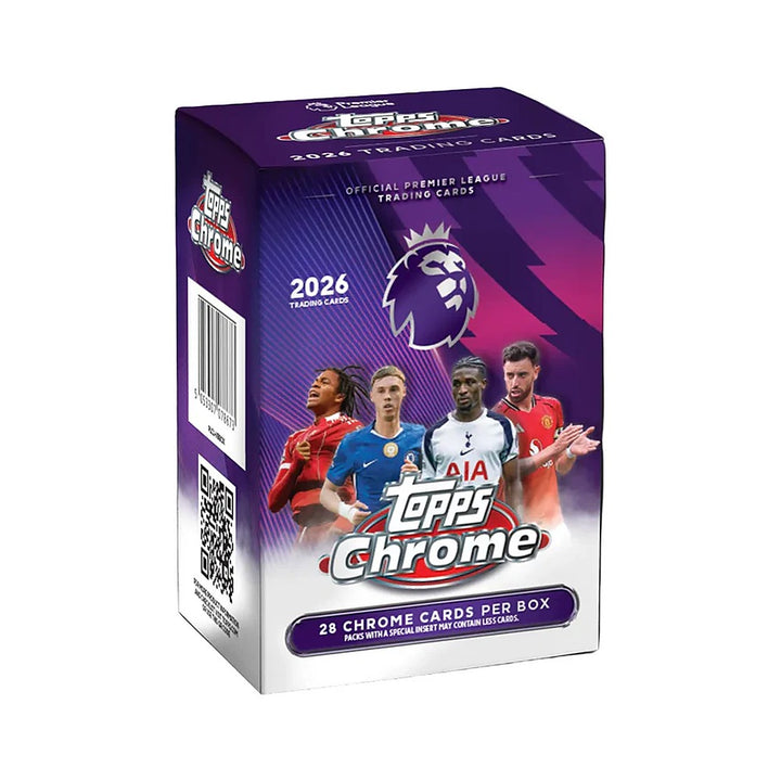 2026 Topps Chrome Premier League Soccer Blaster Box