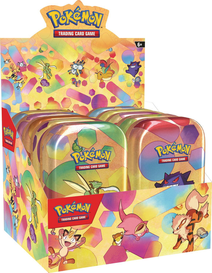 Pokémon TCG: Scarlet & Violet – 151 Mini Tin Display Box (10 Tins)