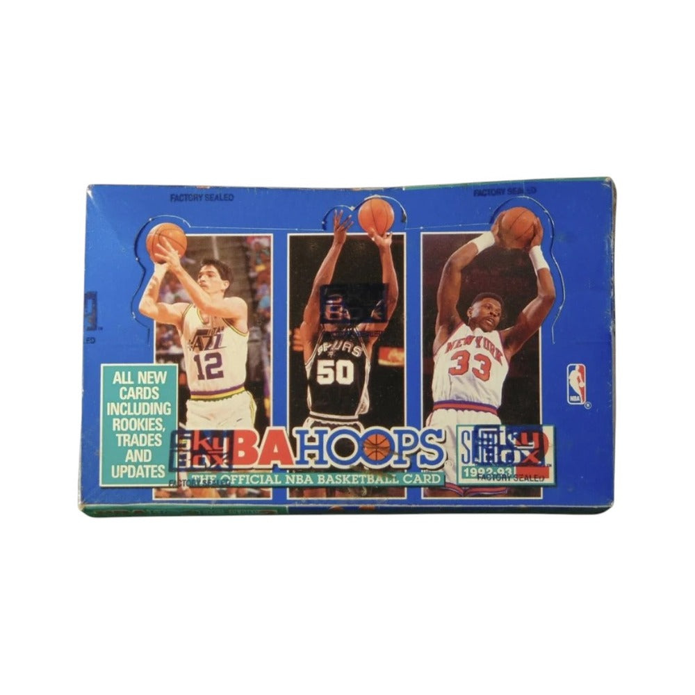 NBA Hoops 1992/1993  Series 2 Basketball Hobby Box