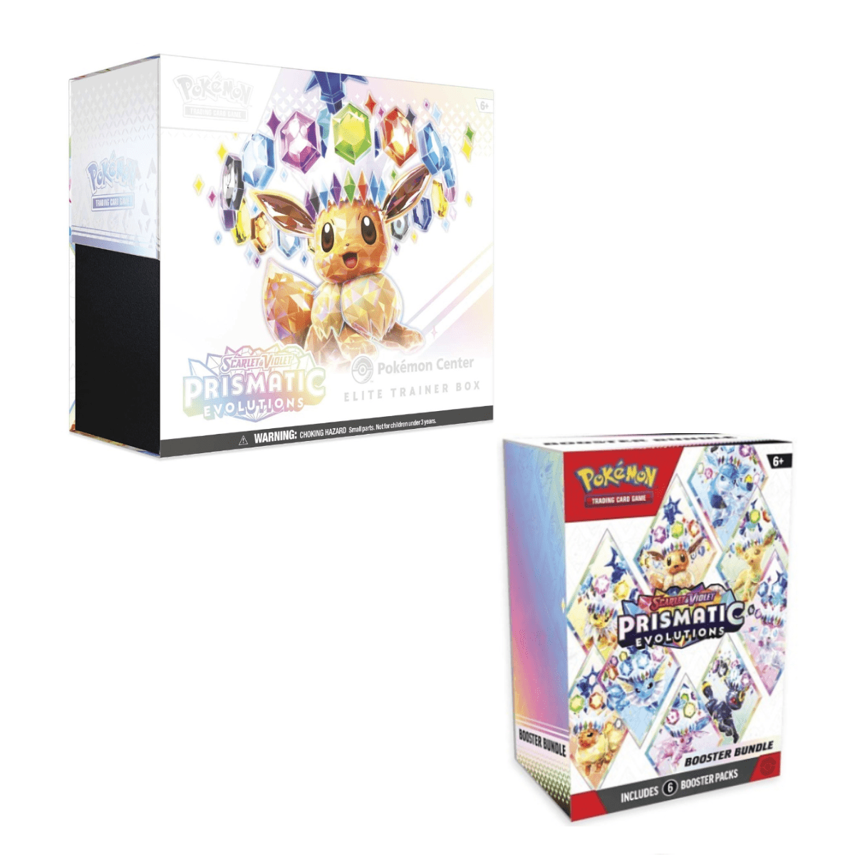 Pokémon TCG: Scarlet & Violet – Prismatic Evolutions Elite Trainer Box + Booster Bundle