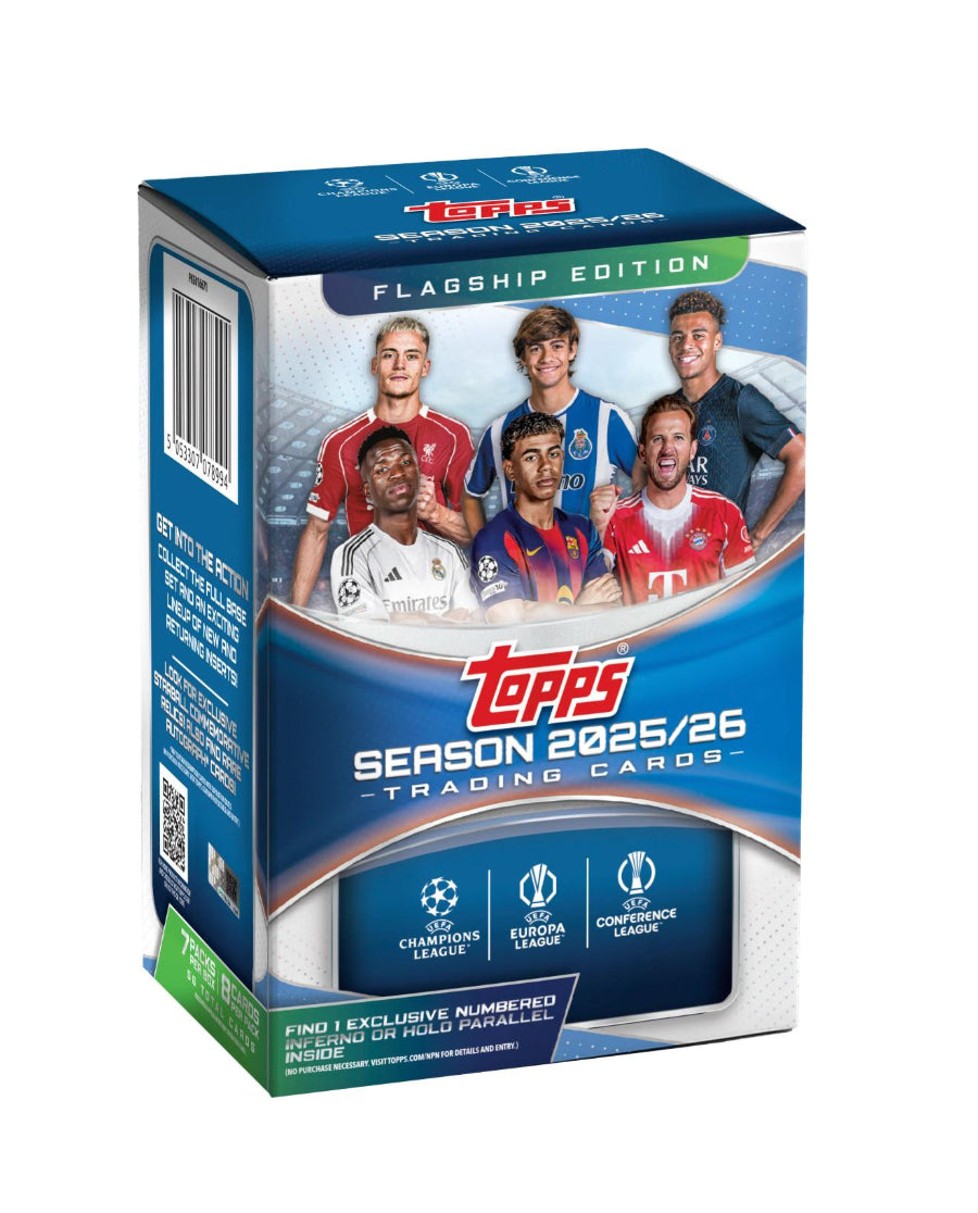 2025-26 Topps UEFA Club Competitions Soccer Hobby Box