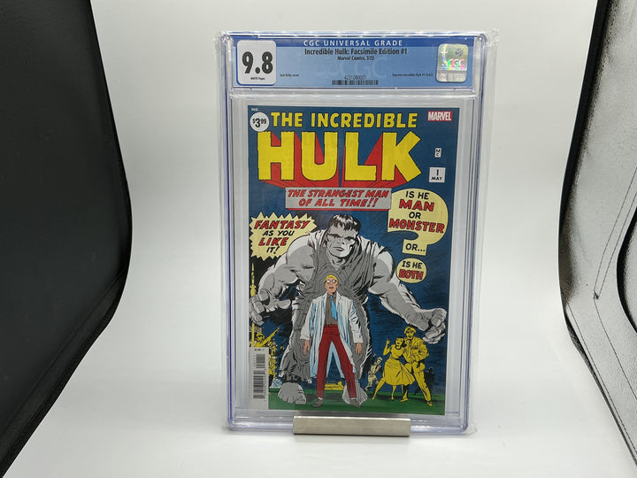 CGC 9.8 The Incredible Hulk Facsimile Edition #1 Comic Book 2023 - Marvel Kirby