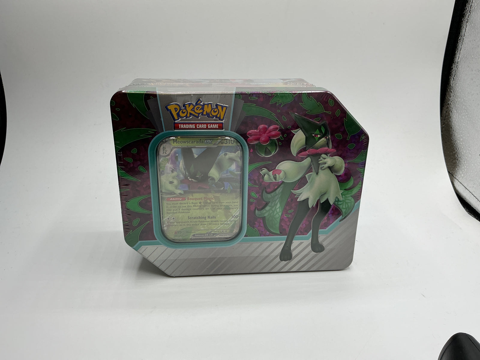 Paldea Partners Tin Meowscarada ex Pokemon TCG Sealed