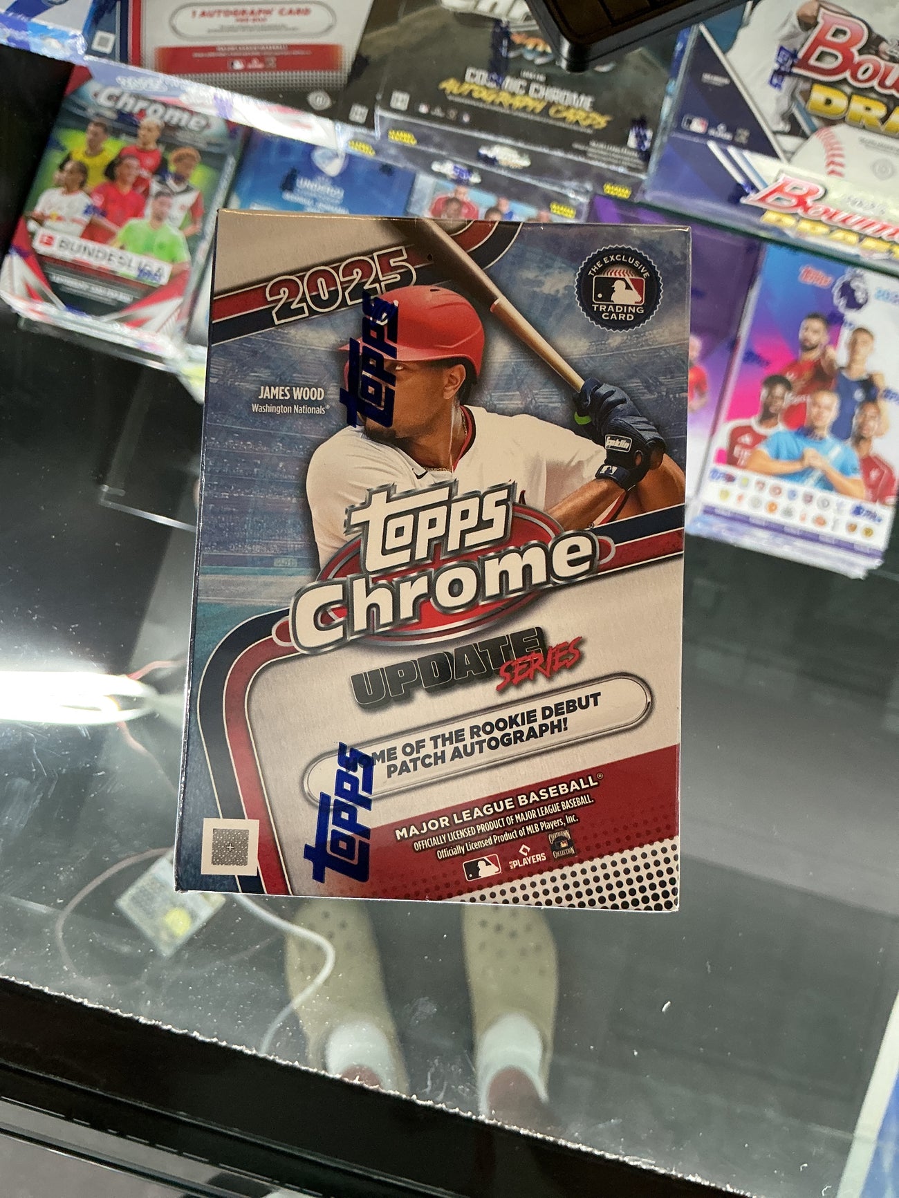 2025 Topps chrome update series blaster box