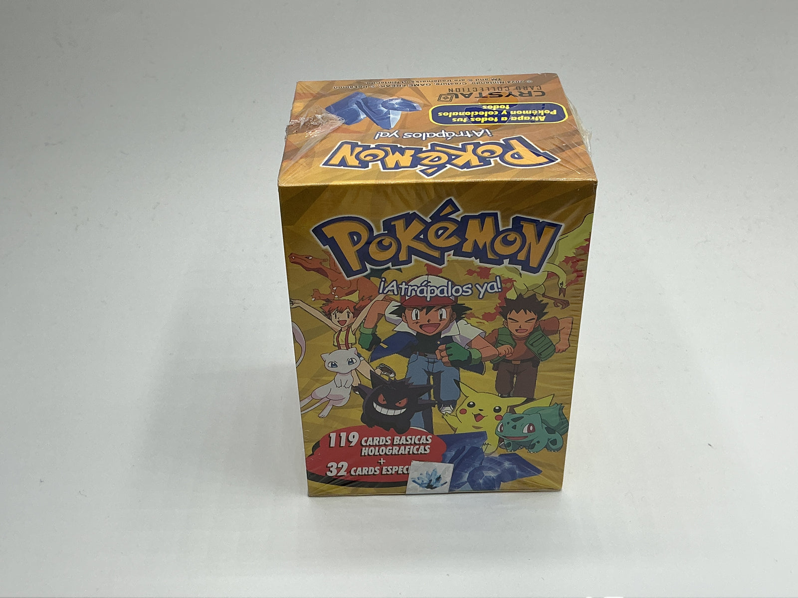 UNLICENSED Pokemon Stained Glass Crystal Card Collection Factory Sealed Booster Box (25 Packs)