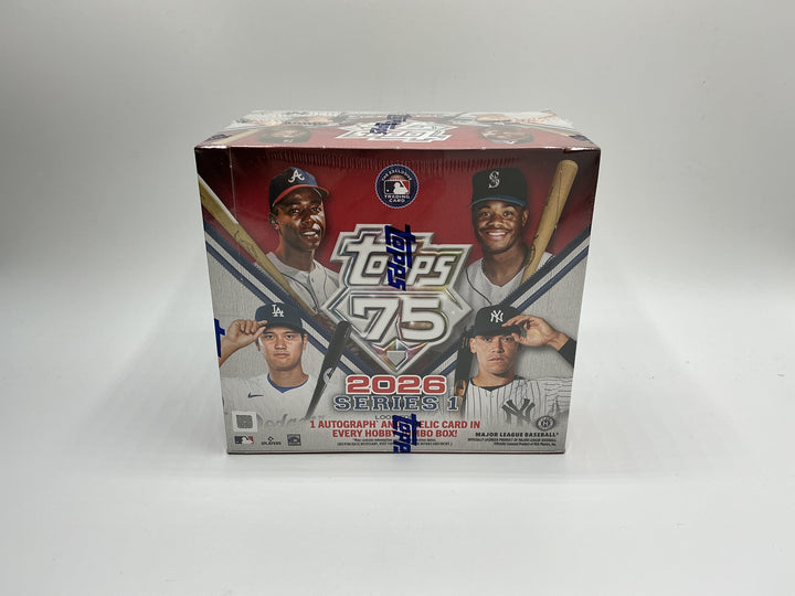 2026 Tops series, one baseball hobby jumbo box