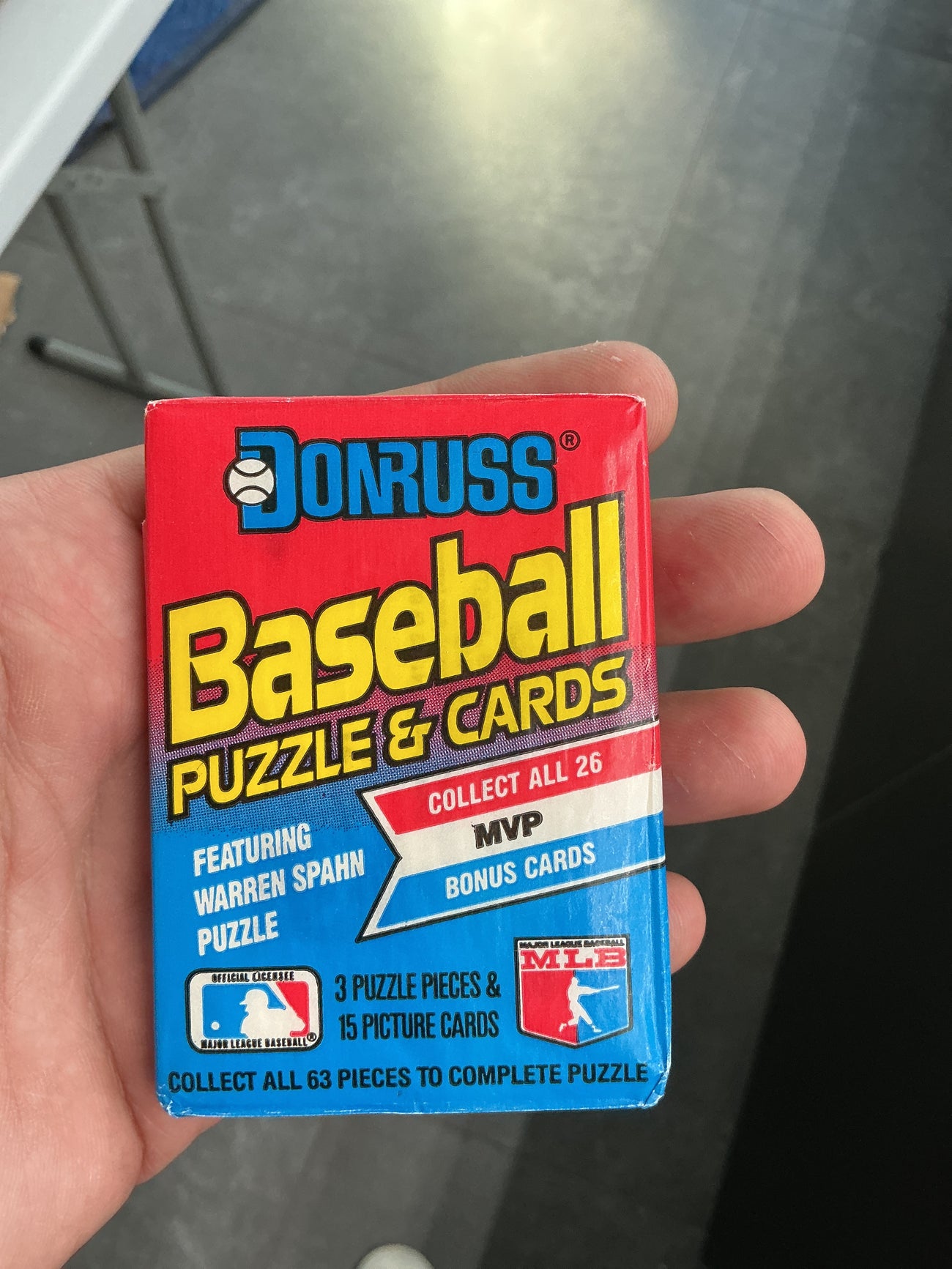 1989 Donruss. Baseball wax pack.