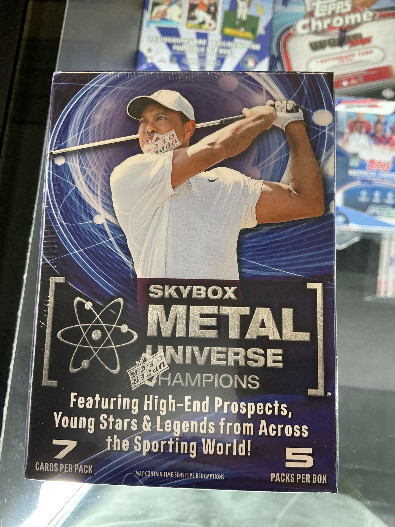 2023 upper deck, skybox metal universe blaster box