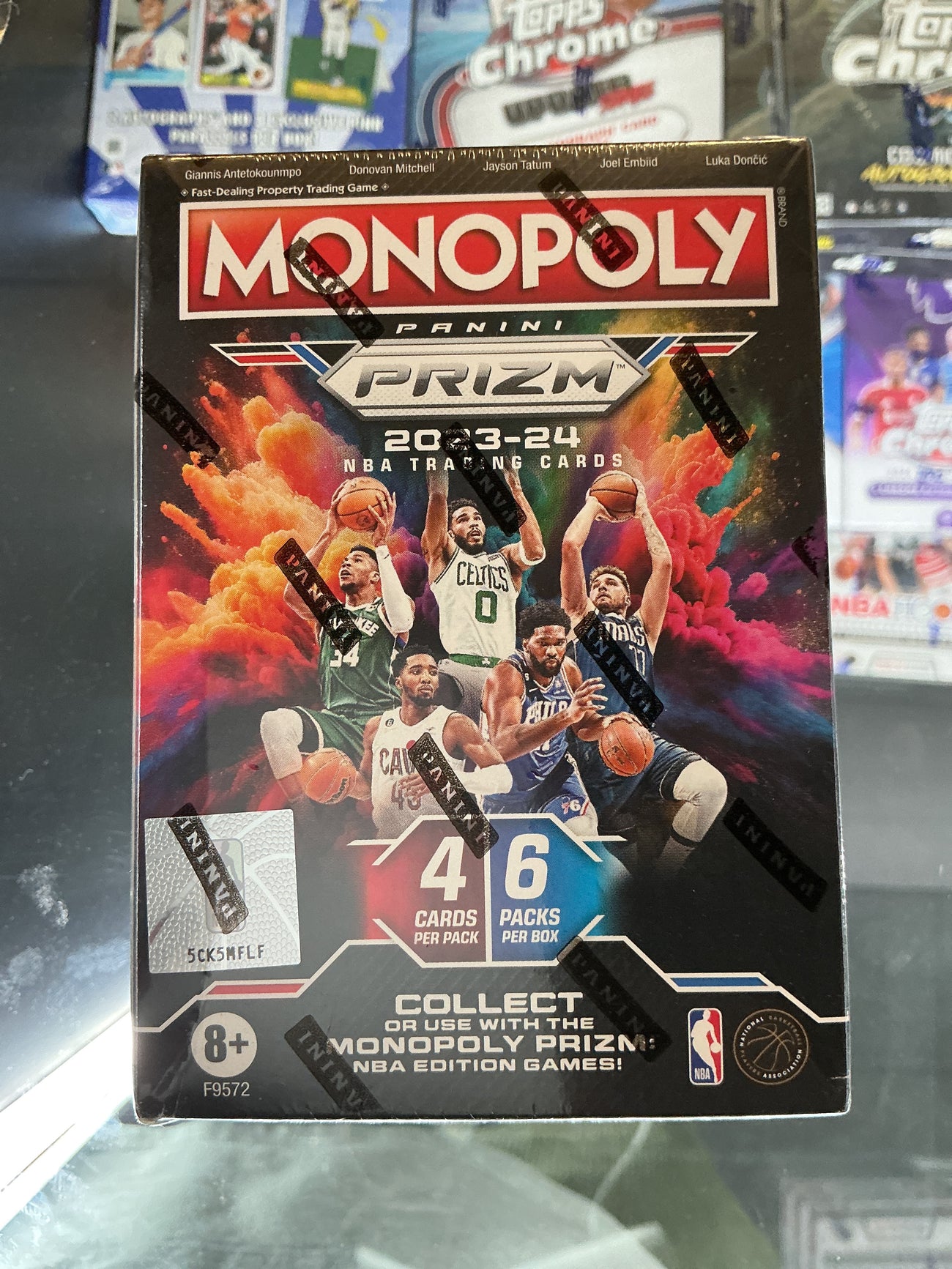 2023 2024 Panini Monopoly booster box Wembanyama rookie