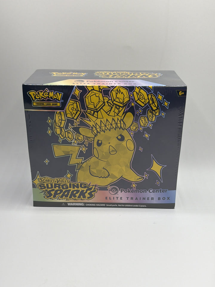 Surging Sparks Pokémon center