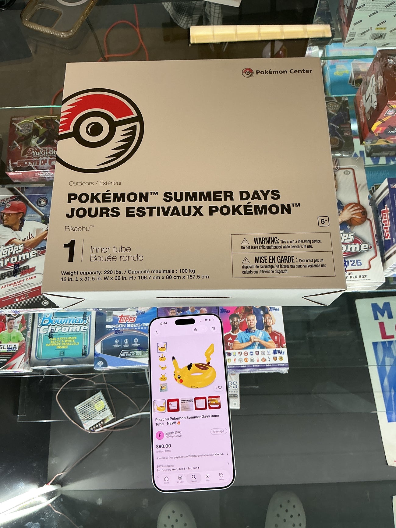 Pokémon Center, Pikachu summer days pool float
