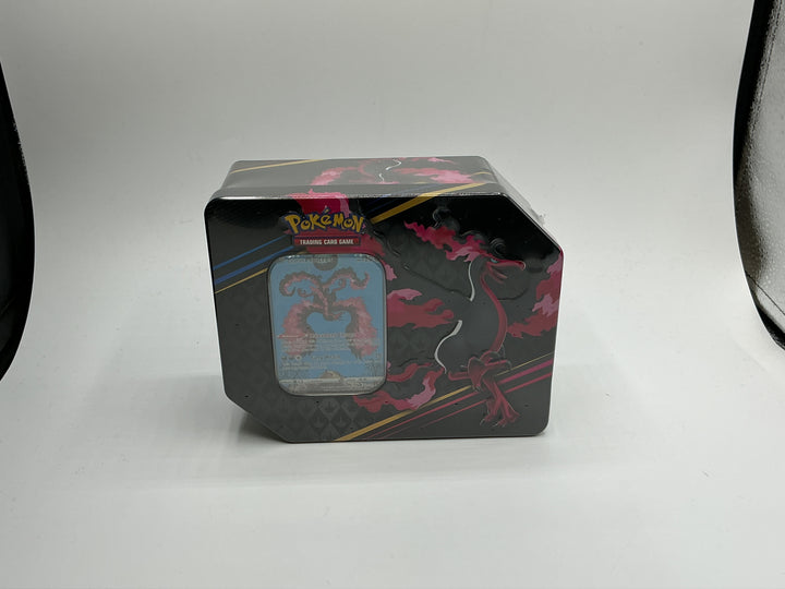 Crown Zenith Sealed Tin Pokemon TCG Galarian Moltres (5 Booster Packs)