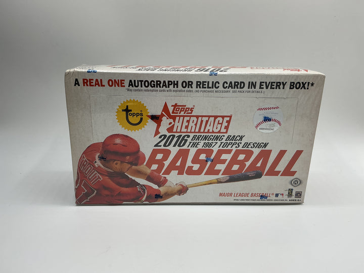 2016 Heritage TOPPS MLB hobby box