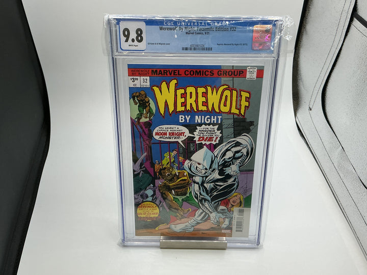 Marvel Comics Werewolf By Night #32 Facsimile Edition CGC 9.8 Moon Knight