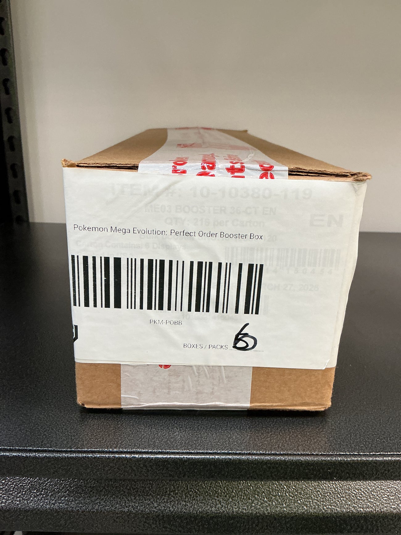 Perfect order booster box case