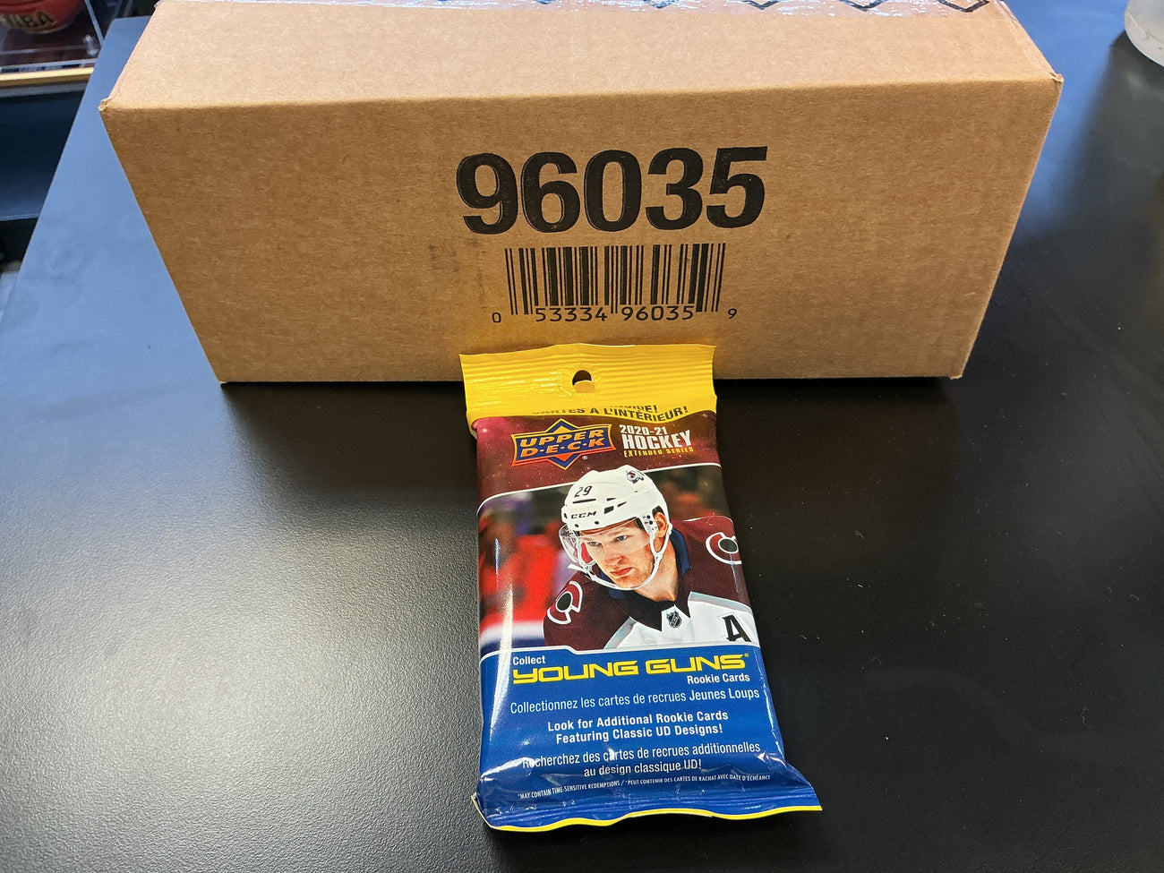 20/21 upper deck extended series hockey fat pack case