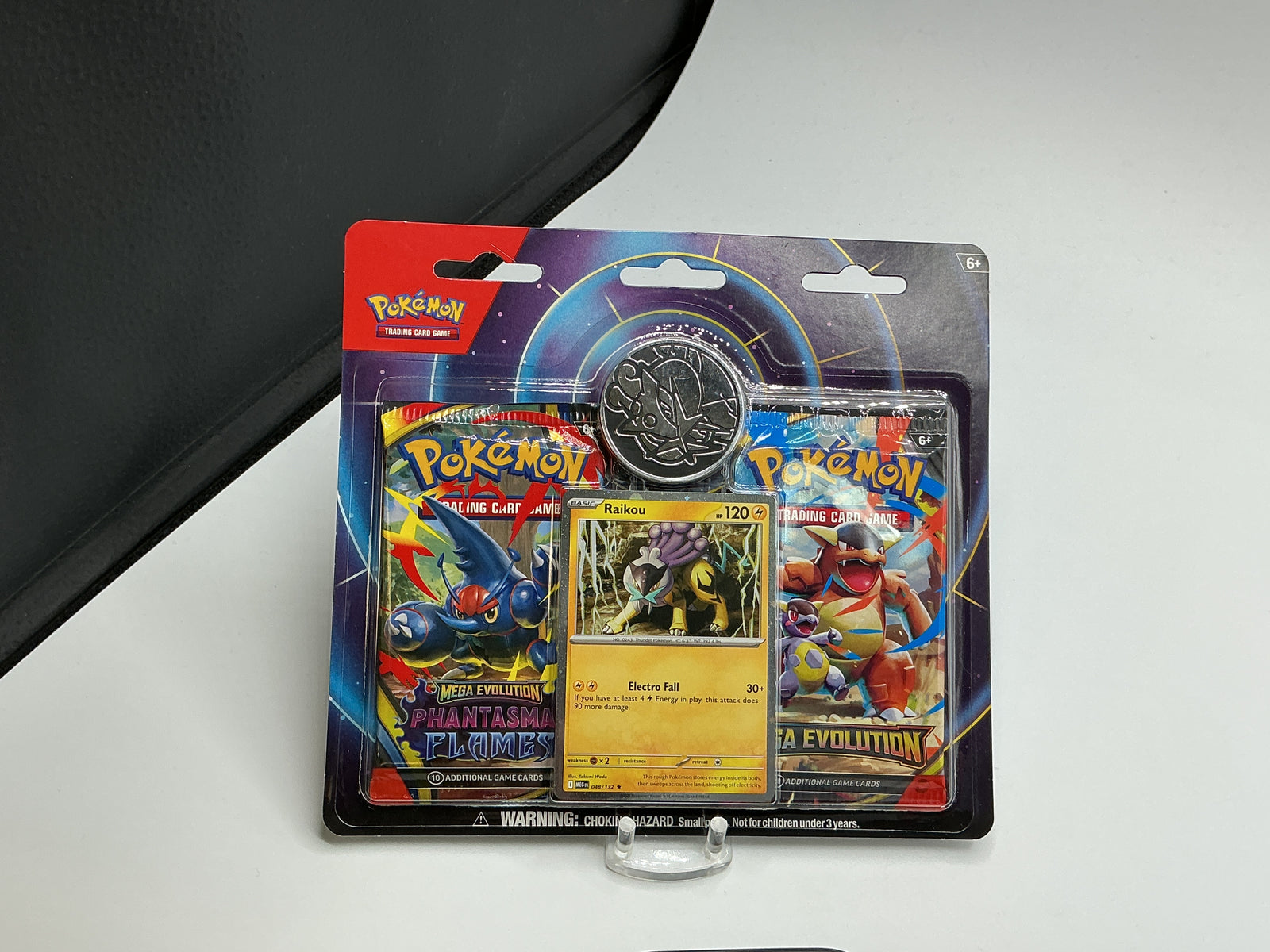 Pokemon Mega Evolution & Phantasmal Flames 2-Pack Blister Sealed - Raikou NEW