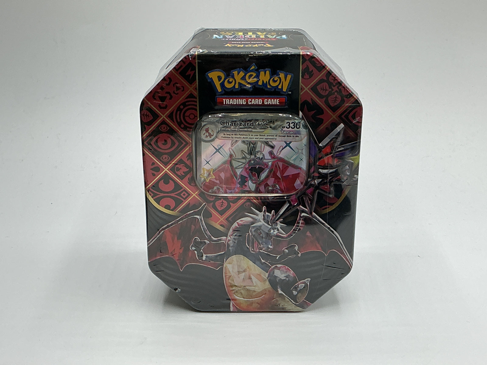 Sealed Pokemon Paldean Fates Charizard ex Tin