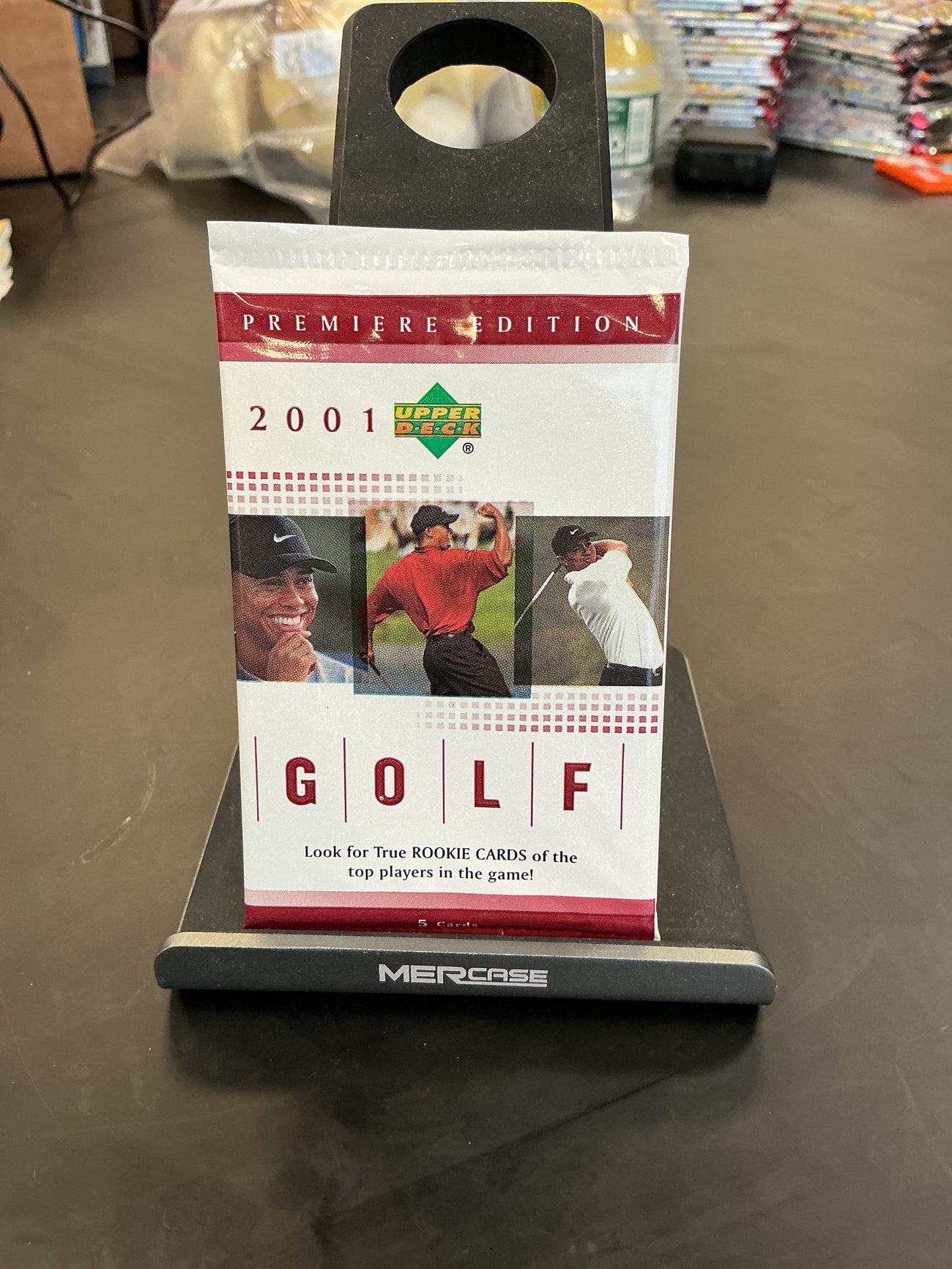 2001 upper deck premier edition Tiger Woods rookie year