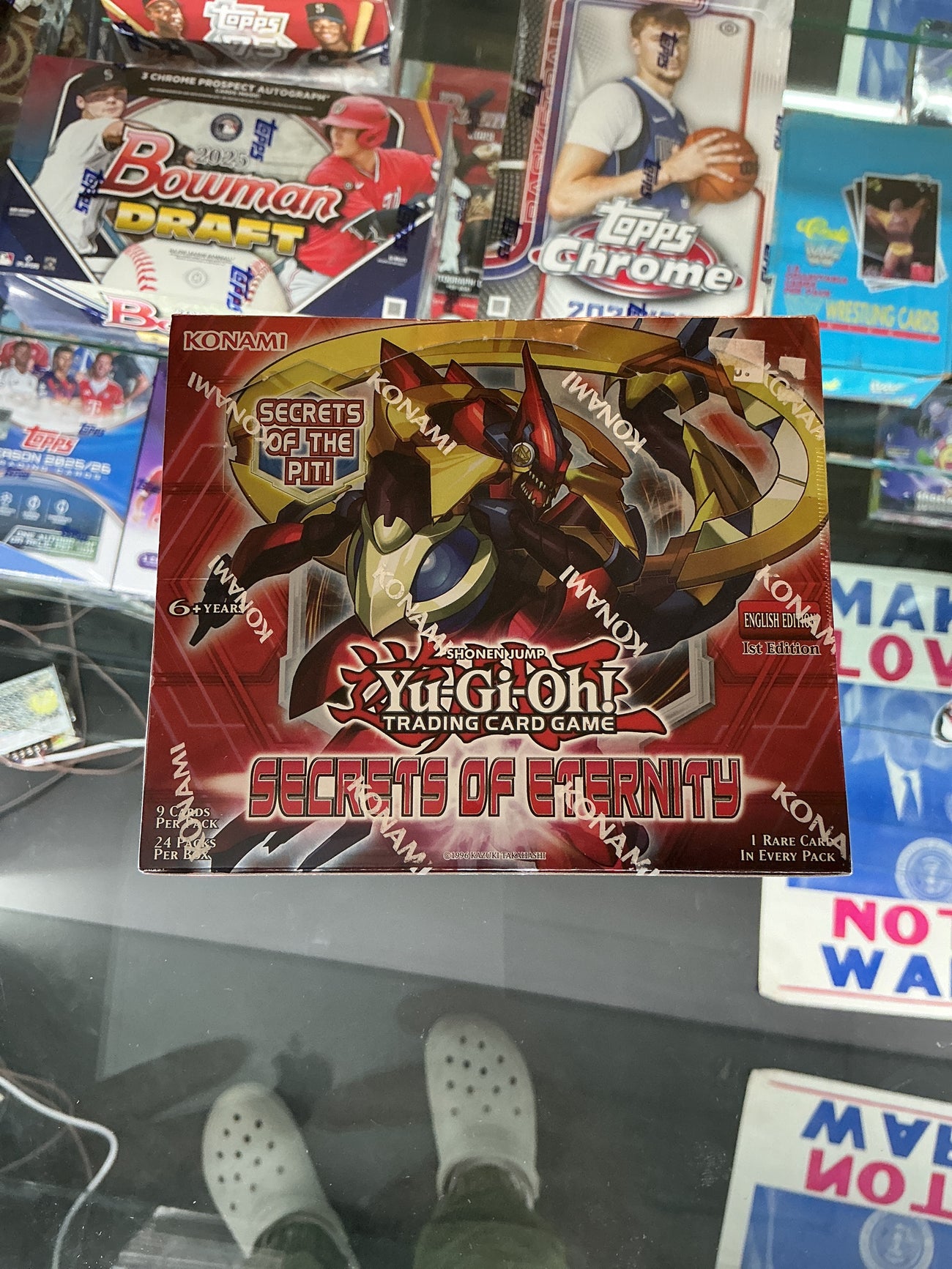 Yu-Gi-Oh! first edition secrets of eternity booster box