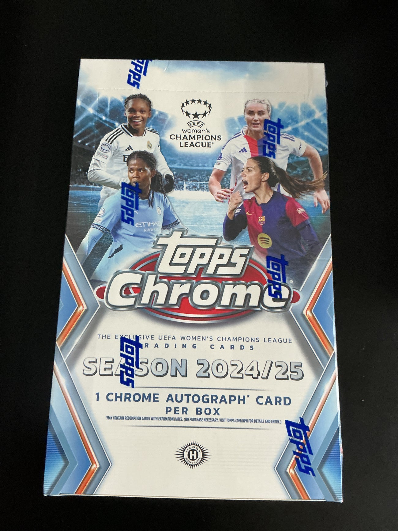 Tops chrome UEFA women’s hobby box