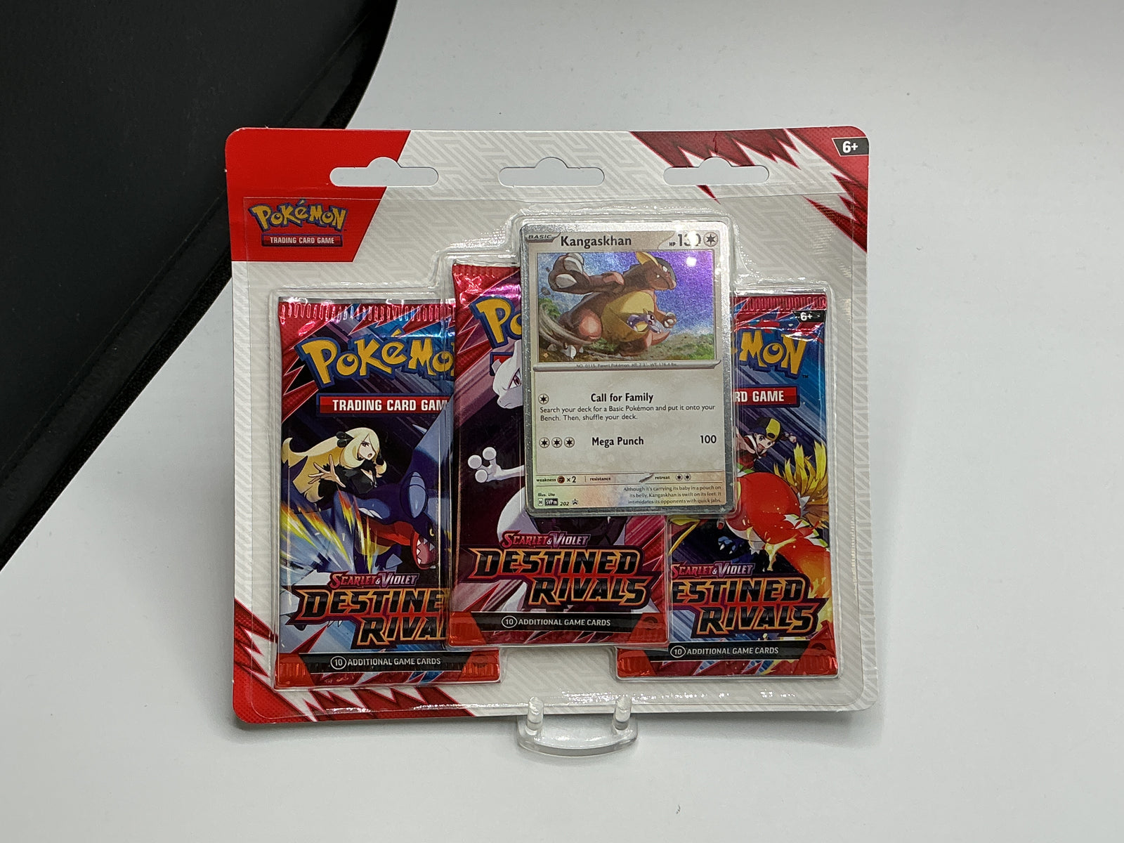 Pokemon Destined Rivals 3-Pack Blister Kangaskhan Sealed