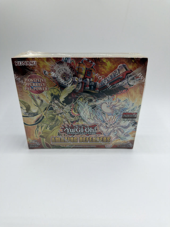 Yu-Gi-Oh amazing defenders booster box 1st edition