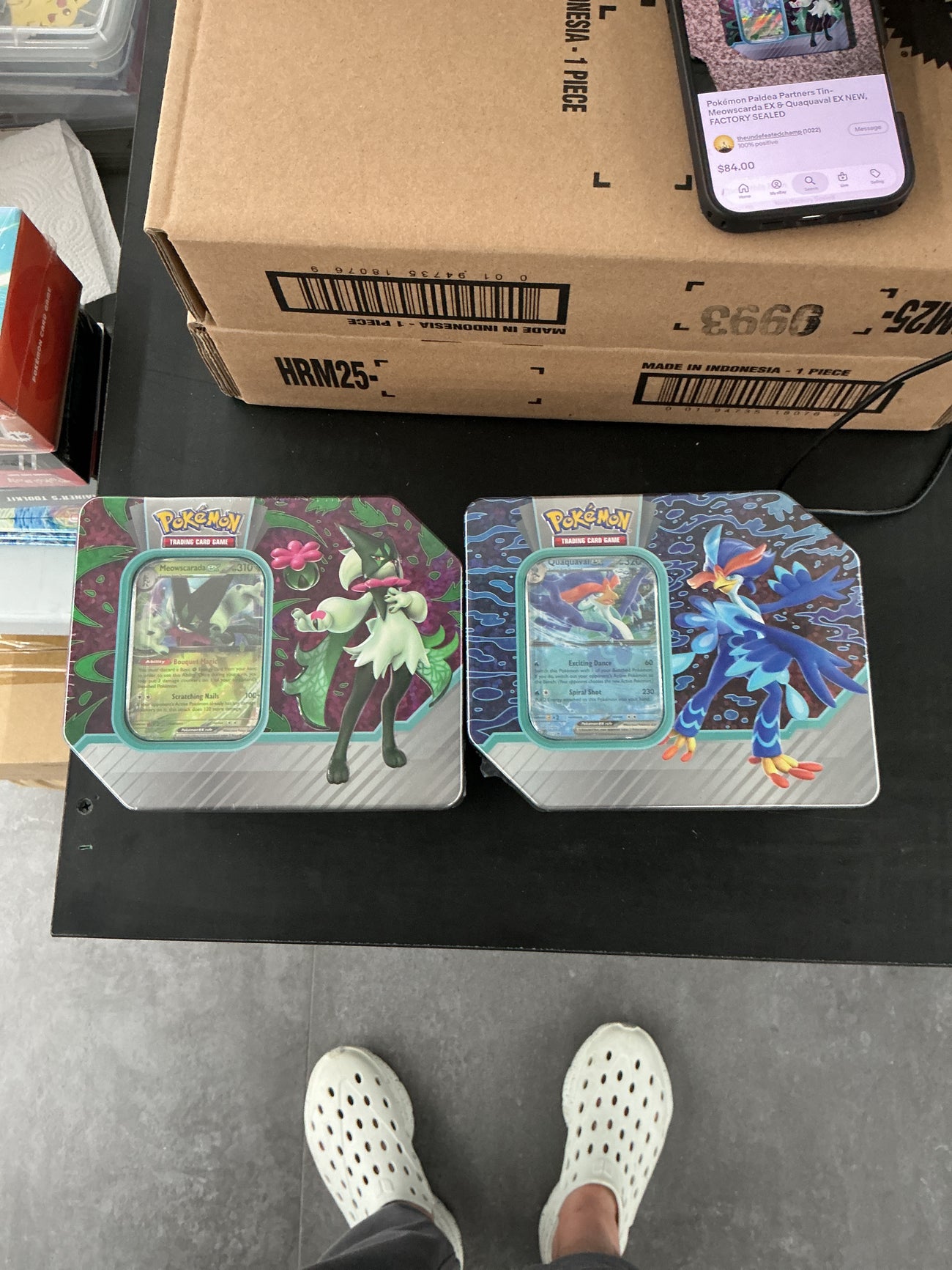 Pokémon Paldea partners tin