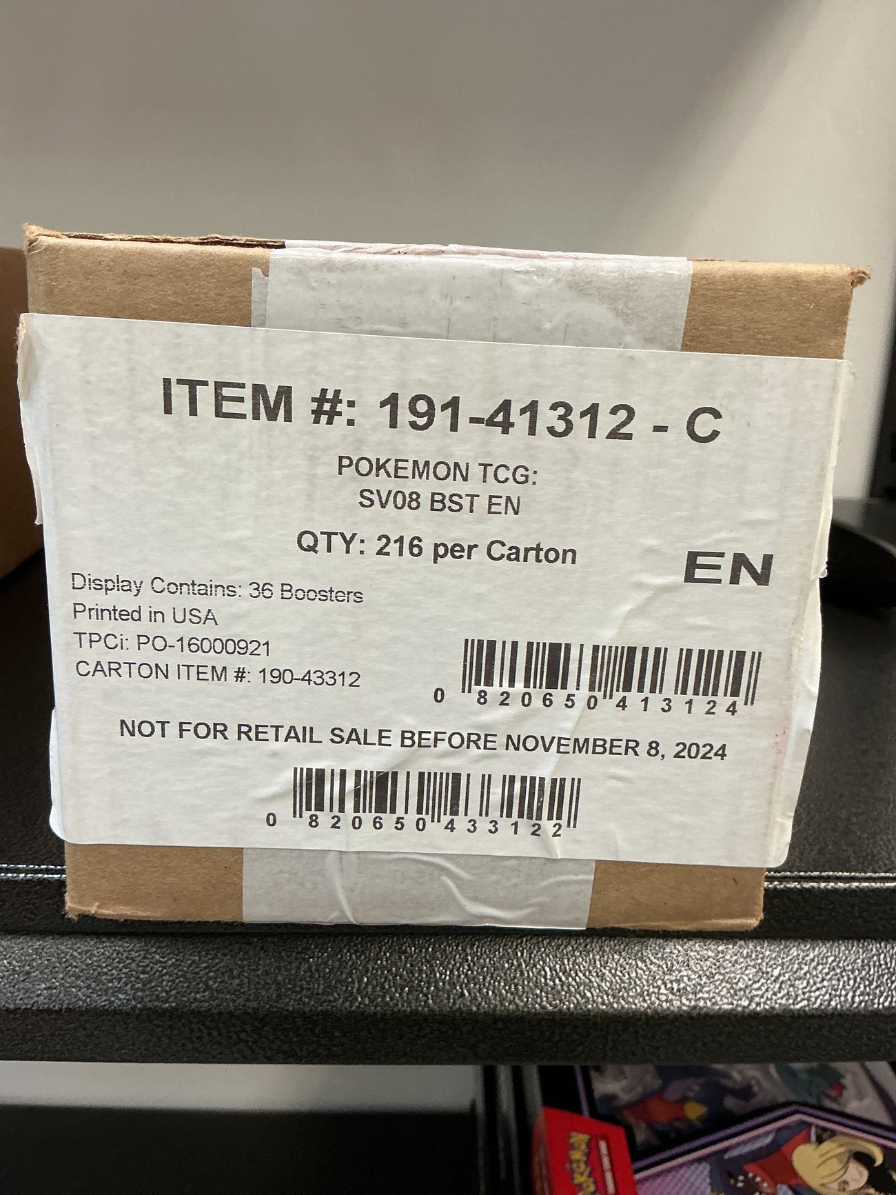 SV08 surging sparks booster case