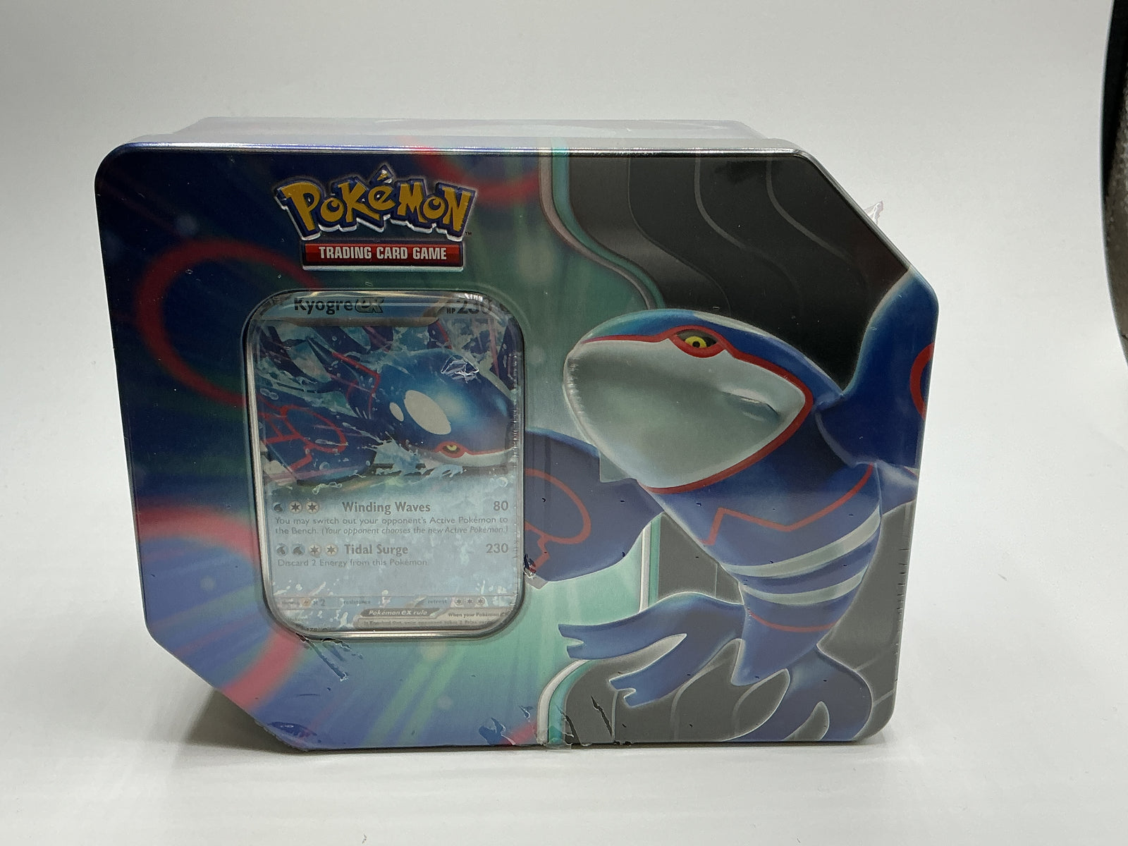 Pokémon TCG Azure Legends Tin Kyogre ex Sealed
