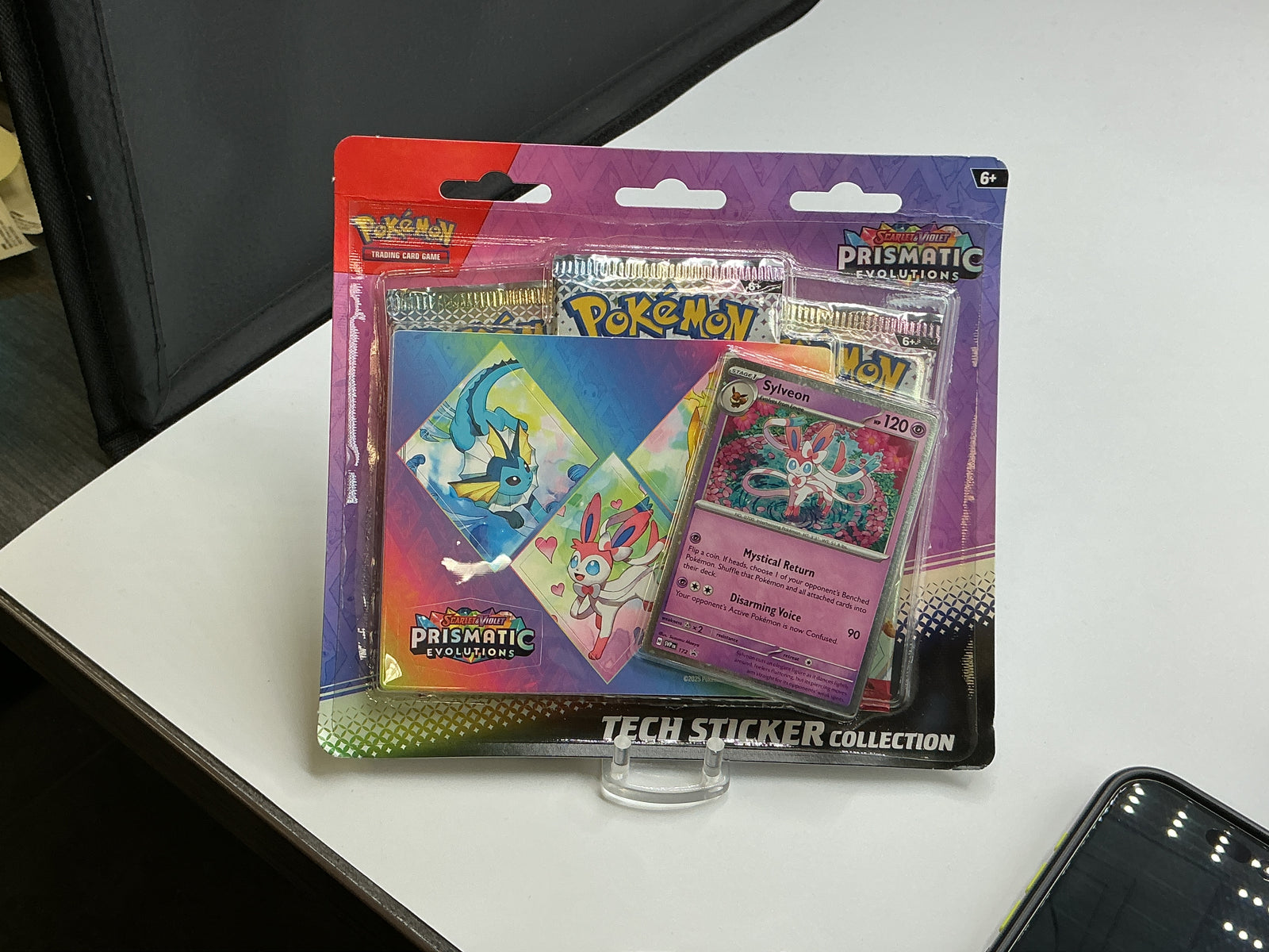 Pokémon TCG Prismatic Evolutions Tech Sticker Collection - Sylveon