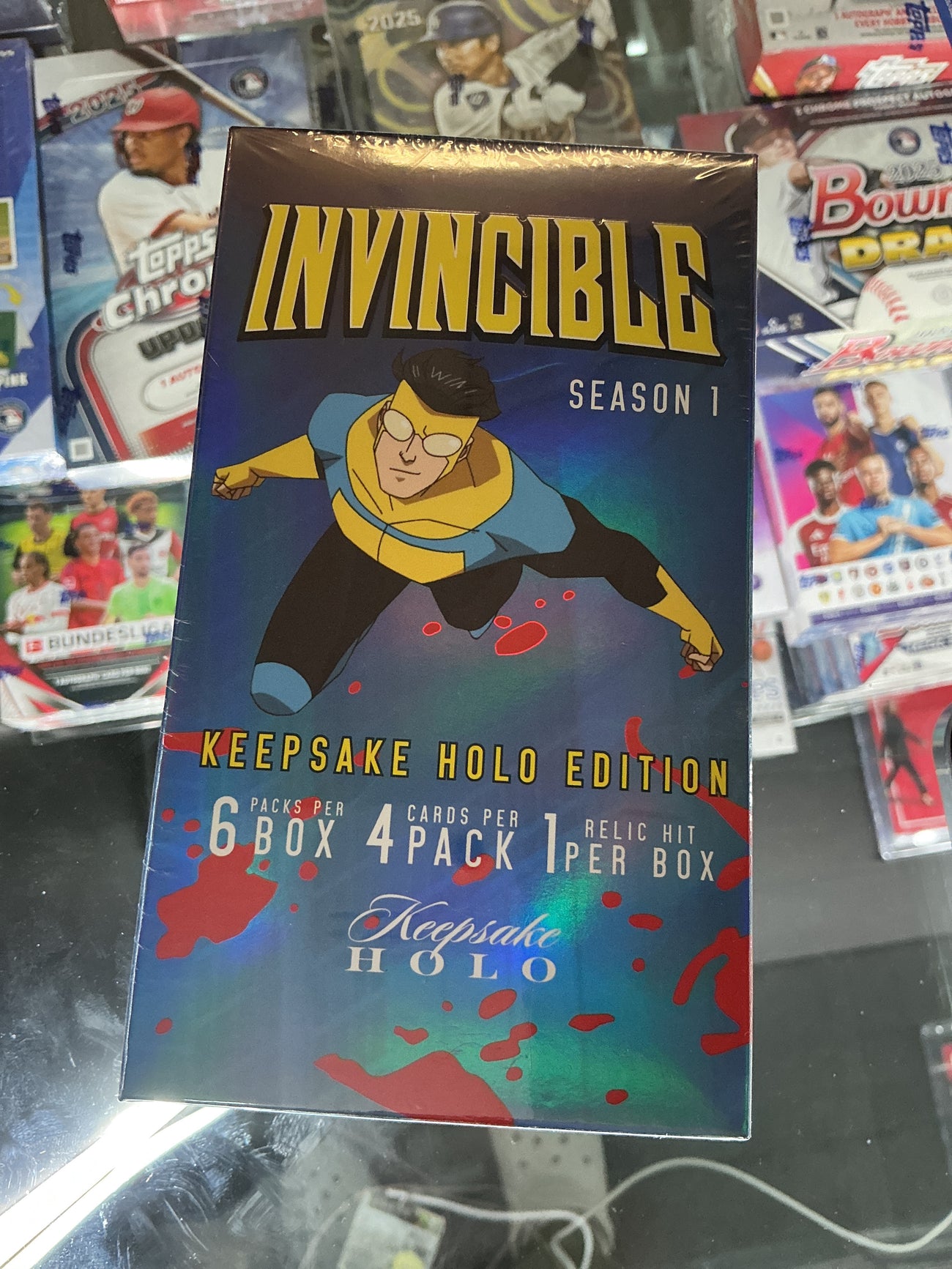 2025 keepsake invincible season 1 holo blaster box