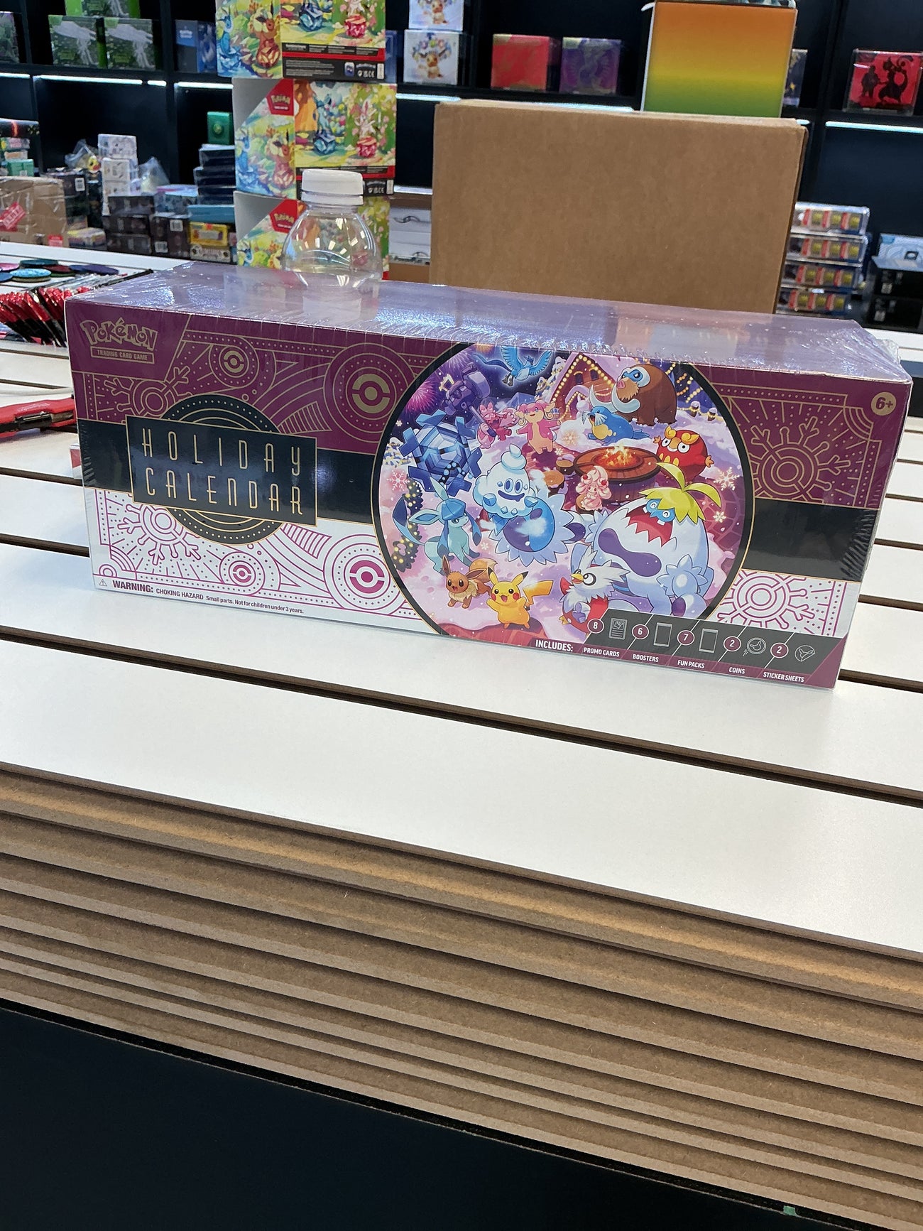 Pokémon TCG 2025 holiday calendar box
