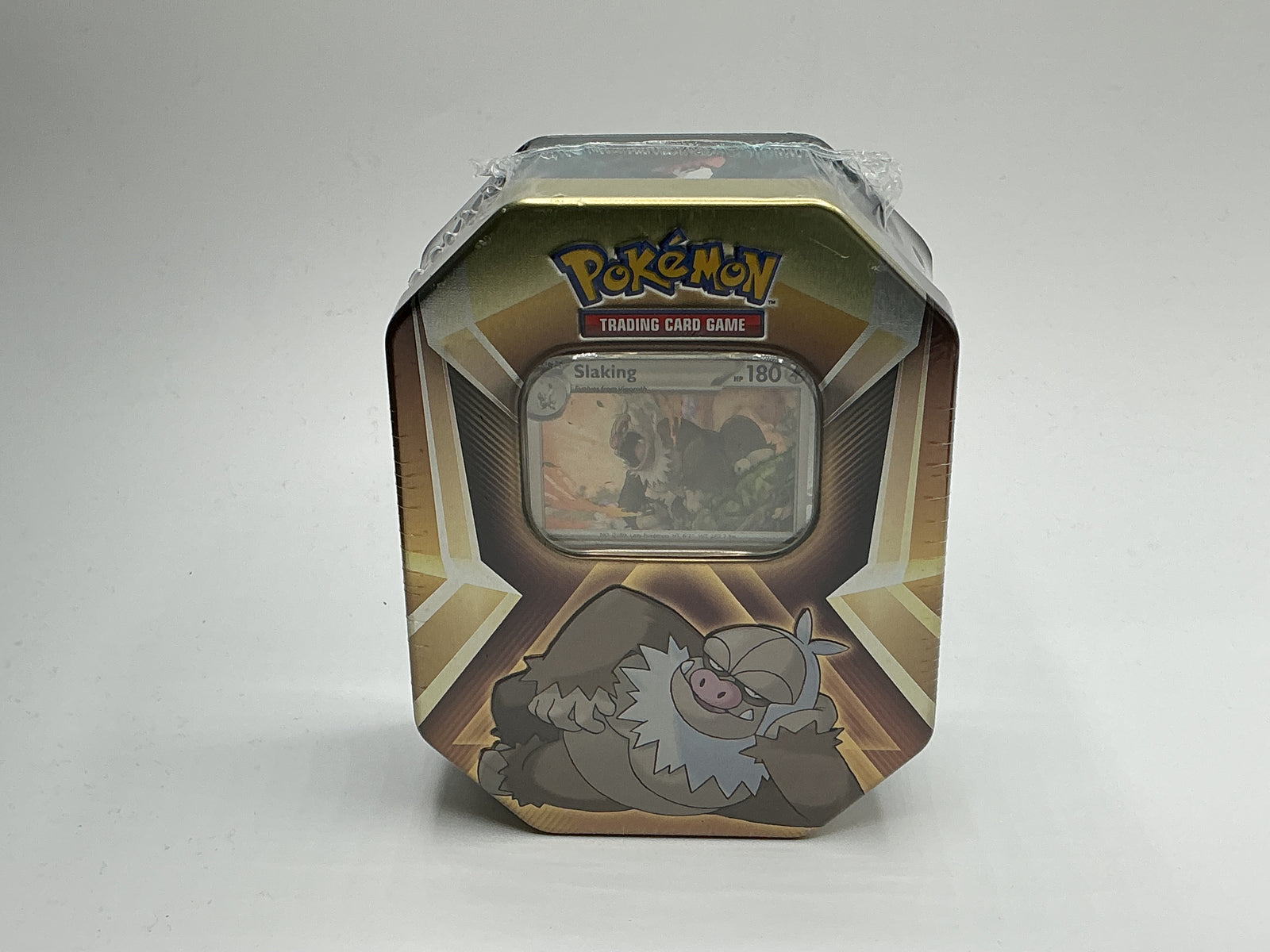 Pokemon TCG Triple Whammy Collector Tin SLAKING New/Sealed - 3 Booster Packs inside