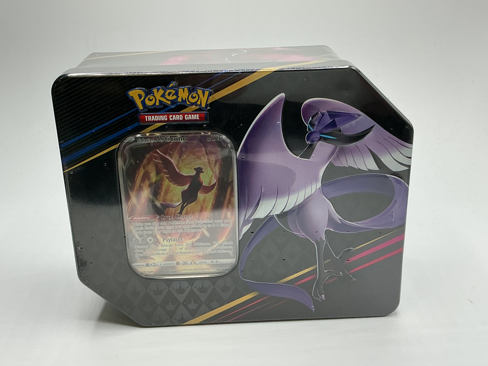 Pokemon TCG: Crown Zenith Galarian Articuno Large 5 Pack Tin - Sealed