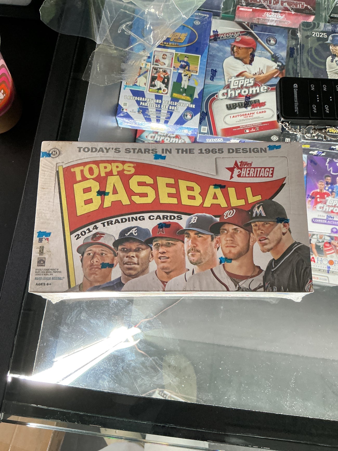2014 Topps Heritage baseball hobby box