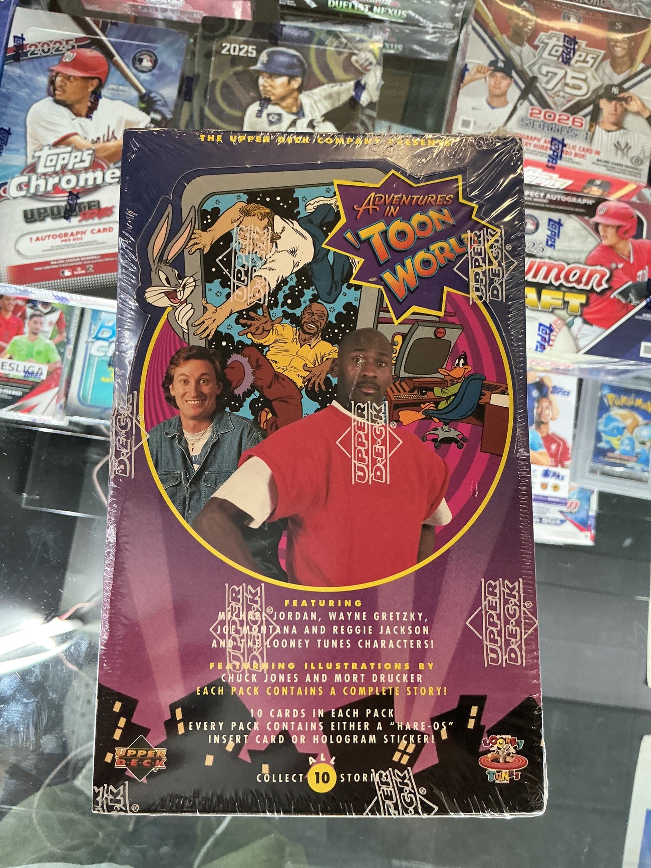 1993 adventures in toon world, Michael Jordan hobby box