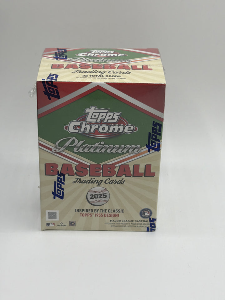 Tops Chrome platinum baseball 2025. Blaster box.