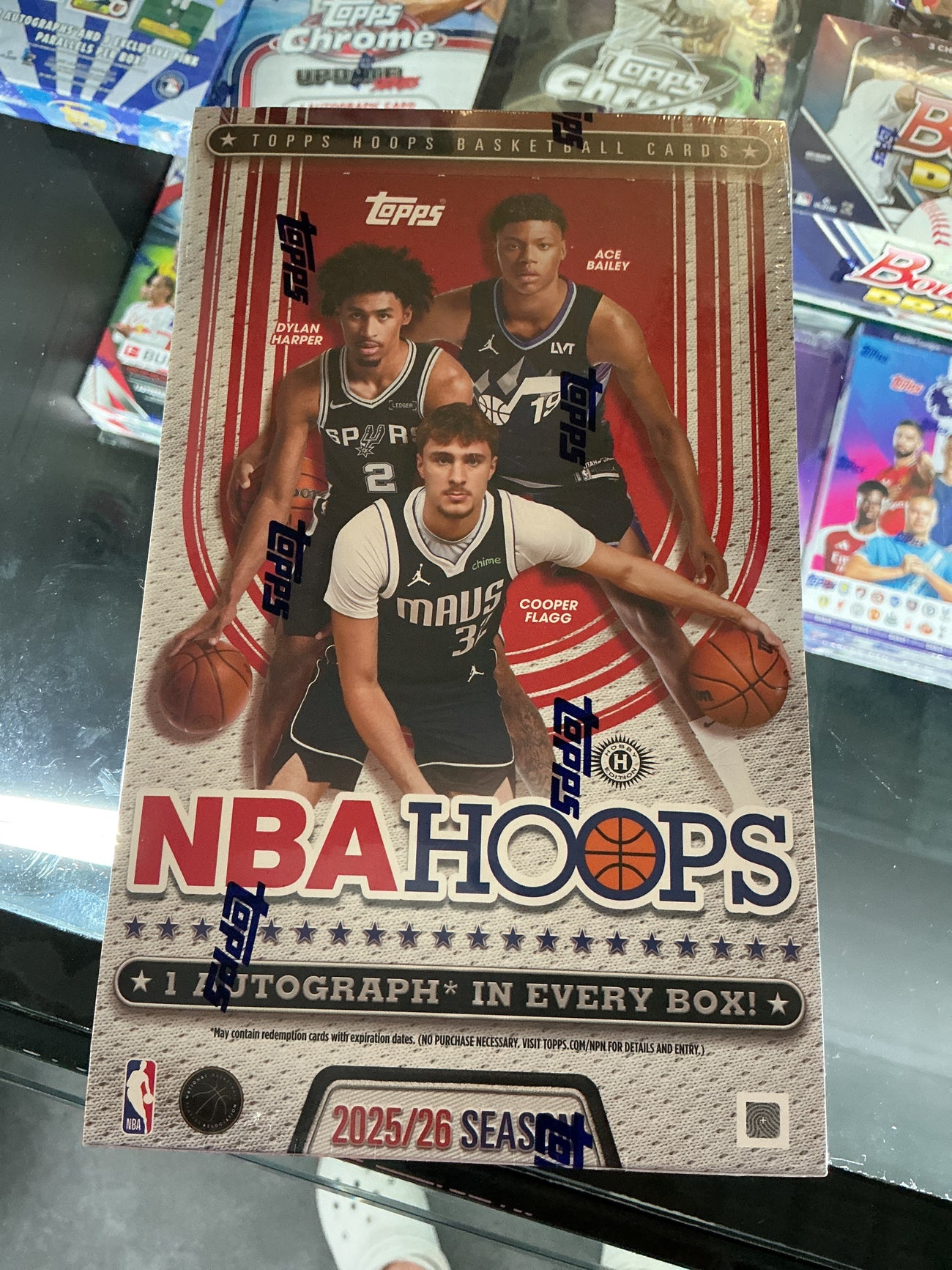 TOPPS 2025/2026 NBA HOOPS HOBBY BOX